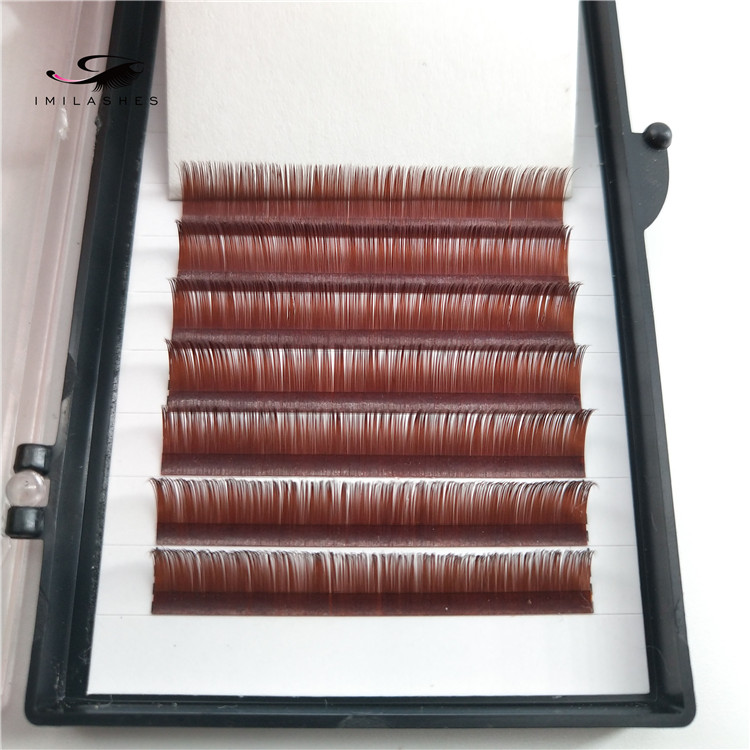 Wholesale colored individual eyelash extensions